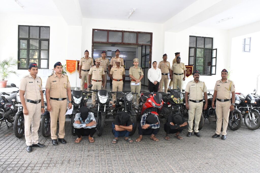 चोरीच्या तब्बल 23 दुचाकी केल्या जप्त